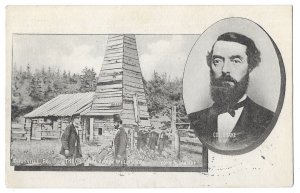 Colonel Drake & Original Oil Well, Titusville, Pennsylvania Postcard Mailed 1907