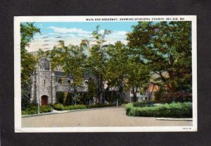 MD Episcopal Church Belair Maryland Vintage Postcard