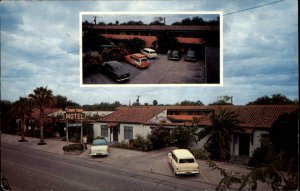 Kingsville Texas TX Downtown Motel 1950s-60s Vintage Postcard