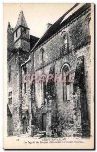 Old Postcard Crepy En Valois Dungeon frontage (Denomme the old castle)