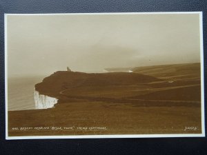 Sussex BEACHY HEAD & BELLE TOUTE The Old Lighthouse c1909 RP Postcard Judges 445