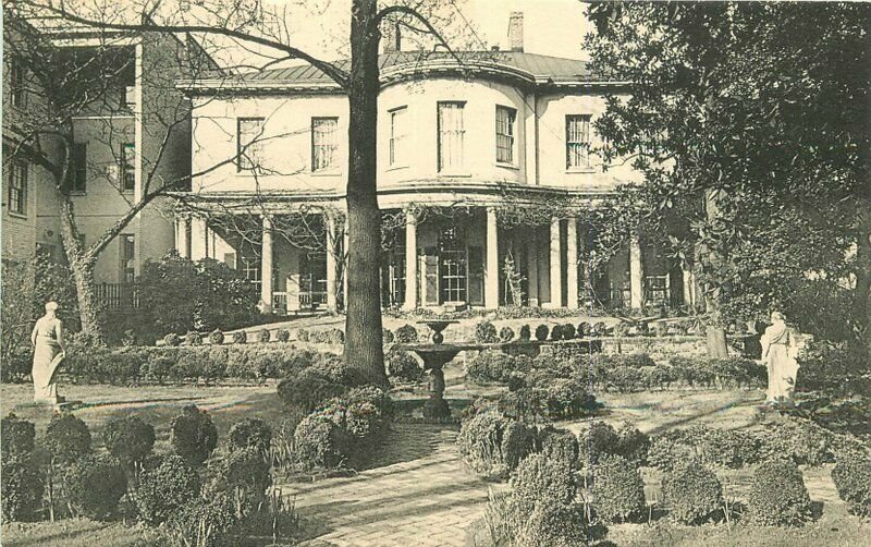 Garden Front 1920s Richmond Virginia Valentine Museum Merriden Postcard 6549