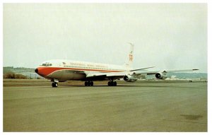 TAP Transportes Aereos Portugueses Boeing 707 283B Santa Cruz Airplane Postcard