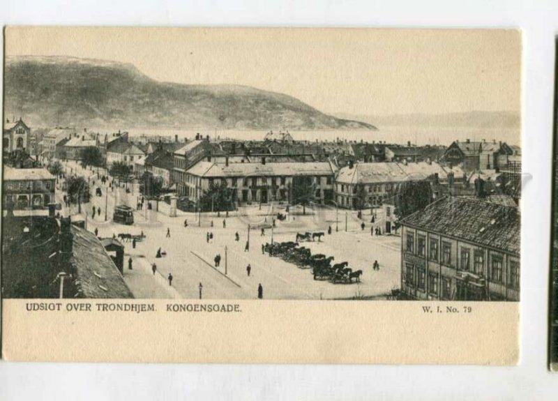 3147110 NORWAY Trondhjem Trondheim Vintage postcard