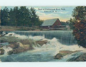 Divided-Back DAM SCENE Concord New Hampshire NH G6503