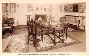 The Parlor in South Sudbury, MA Longfellow's Wayside Inn.