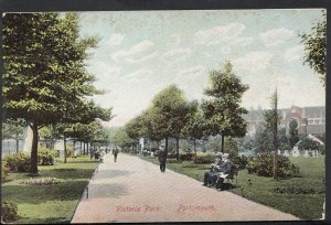 Hampshire Postcard - Victoria Park, Portsmouth    RS80