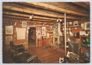 Prescott Arizona~Governor's Mansion Interior~Sitting Room~Continental Postcard