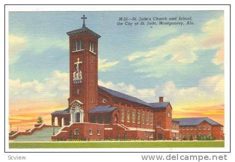 St. Jude's Church and School, the City of St. Jude, Montgomery, Alabama, 30-40s