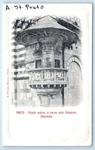 PRATO Pulpito esterno in marmo della Cattedrale ITALY embossed UDB Postcard