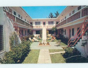 Pre-1980 APARTMENT MOTEL SCENE Hollywood - Near Miami Florida FL AE2634