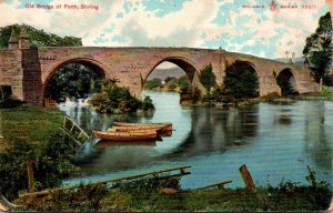 Scotland Stirling Old Bridge At Forth