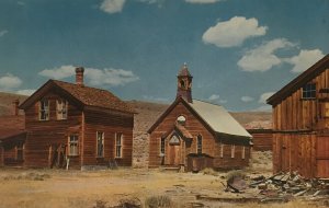 Lot 3 Ghost Town of Bodie, California Postcards w/ Main Street & Cain House