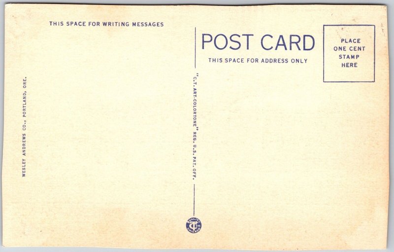 United States Veterans Hospital Boise Idaho ID Medical Building Postcard