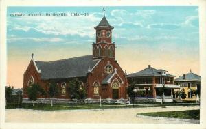 c1920 Postcard; Catholic Church Bartlesville OK Washington County unposted