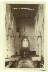 cu1324 - St Chad's Church , Welbourn , Lincolnshire - postcard