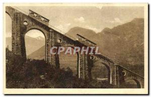 Bridge with funicular Old Postcard