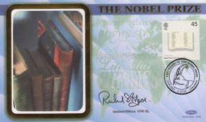 Richard Stilgoe OBE Nobel Prize Winner Hand Signed FDC