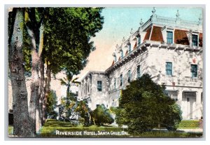 Riverside Hotel Santa Cruz California CA 1913 DB Postcard U16