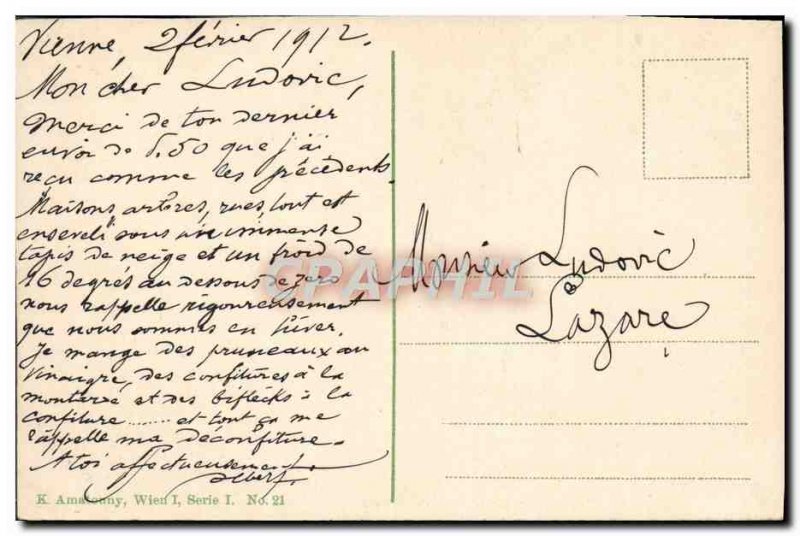 Old Postcard Wien Stefansplatz