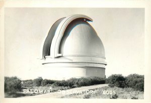 Postcard RPPC 1940s California San Diego Palomar Observatory #6095 23-13118