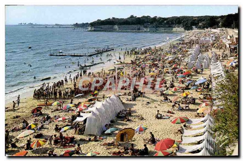 Modern Postcard Fouras La Grande Plage in the pool center
