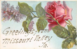 H43/ Missouri Valley Iowa Postcard c1910 Greetings from Missouri Valley