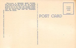 Mid-Season at Hialeah Race Course Hialeah FL Postcard