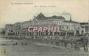 Old Postcard Biarritz Casino