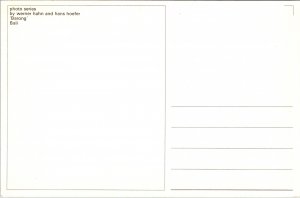 Postcard Indonesia Bali Barong by Werner Han Hans Hoefer