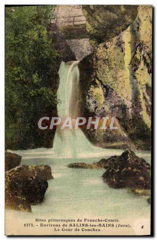 Old Postcard Salins les Bains Surroundings The Goms Gour