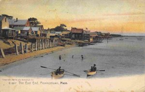 The East End Waterfront Provincetown Massachusetts 1905c Rotograph postcard