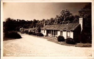 RPPC, Cabins in Renfro Valley Settlement, KY Vintage Postcard L63