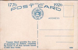 Postcard Treasure Island Philadelphia PA 1926