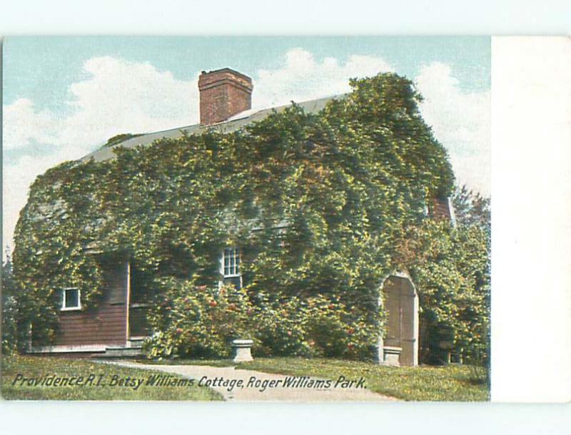 Unused Pre-1907 BETSY WILLIAMS COTTAGE Providence Rhode Island RI n5134