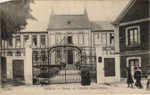 CPA LISIEUX Entree de l'Hopital Henri-Cheron (1227547)