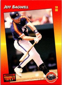 1992 Donruss Baseball Card Jeff Bagwell Houston Astros sk3193