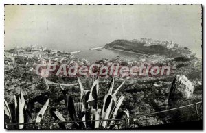 Old Postcard Principality of Monaco General View from La Turbie