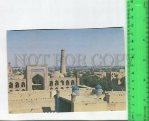 475211 USSR 1984 year Uzbekistan Khiva general view of Ichan-kala postcard