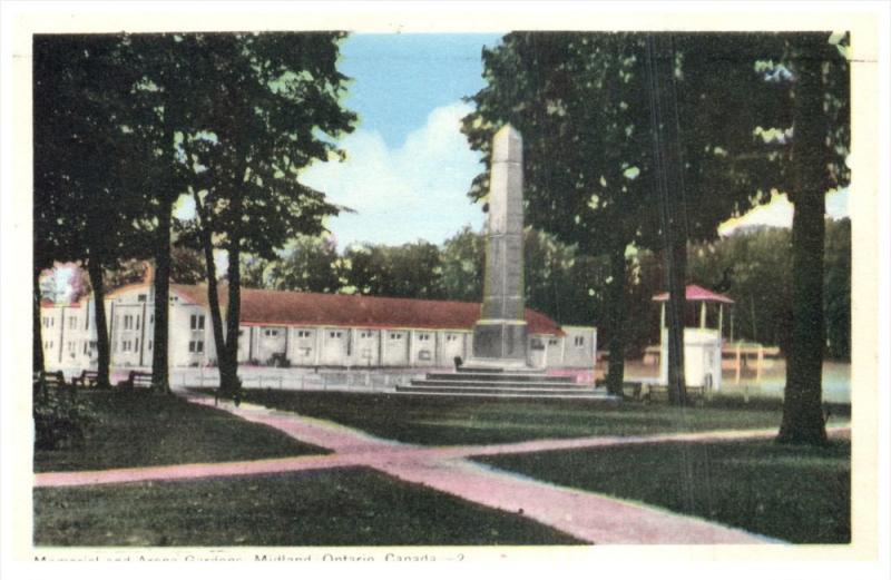 Ontario  Midland    Memorial and Arena gardens