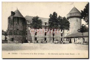 Old Postcard Towers barracks and tower of Guise militaria