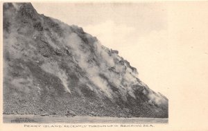 J31/ Perry Island Lave Eruption Berring Sea Alaska Postcard c1910 118
