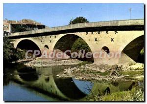 Postcard Old Coursan Aude Le Pont sur Aude