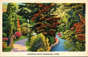 Connecticut Greetings From The Thomaston 1944
