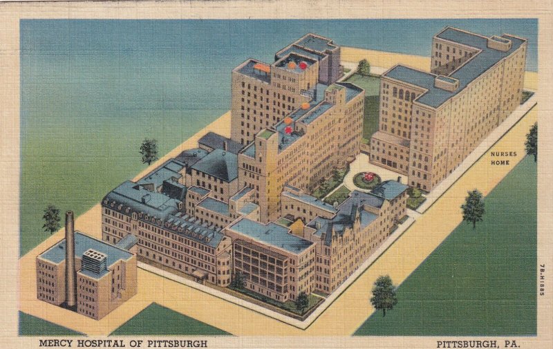 PITTSBURGH, Pennsylvania, 1930-1940s; Mercy Hospital Pittsburgh