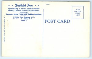 Vernon Dibbles Inn Tap Room Restaurant Postcard