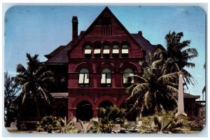 1952 Old Customs Building, Naval Operating Base, Key West FL Postcard