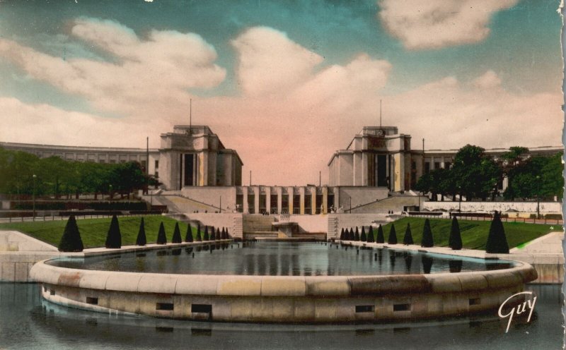Vintage Postcard Le Palais De Chaillot Paris Et Ses Merveilles Paris France