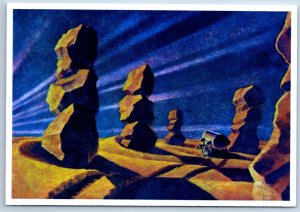 MARTIAN CLIFFS Soviet Cosmos Space New Postcard