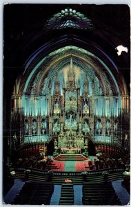 M-107450 Interior View of Notre-Dame Church Montreal Quebec Canada